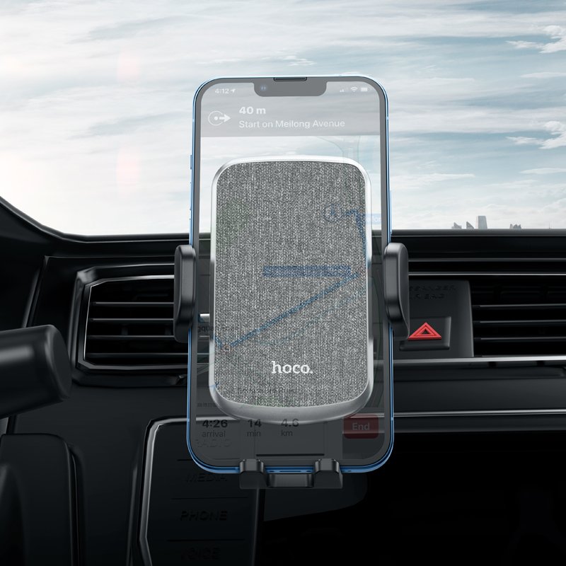 HOCO CA94 Polaris Push Type Air Outlet Smartphone Car Holder