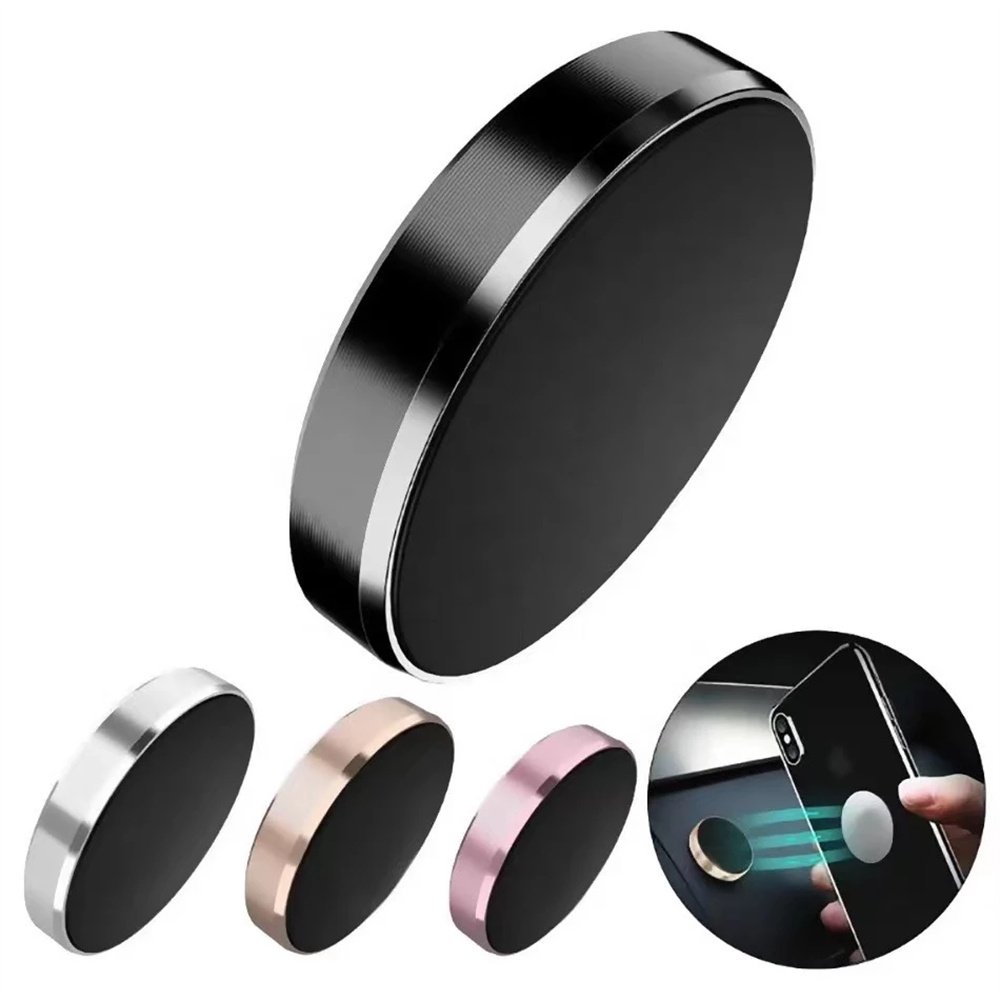 Universal Magnetic Car Phone Mount 360 Rotating Dashboard Air Vent Holder Strong Magnet Aluminum Alloy Hands-Free