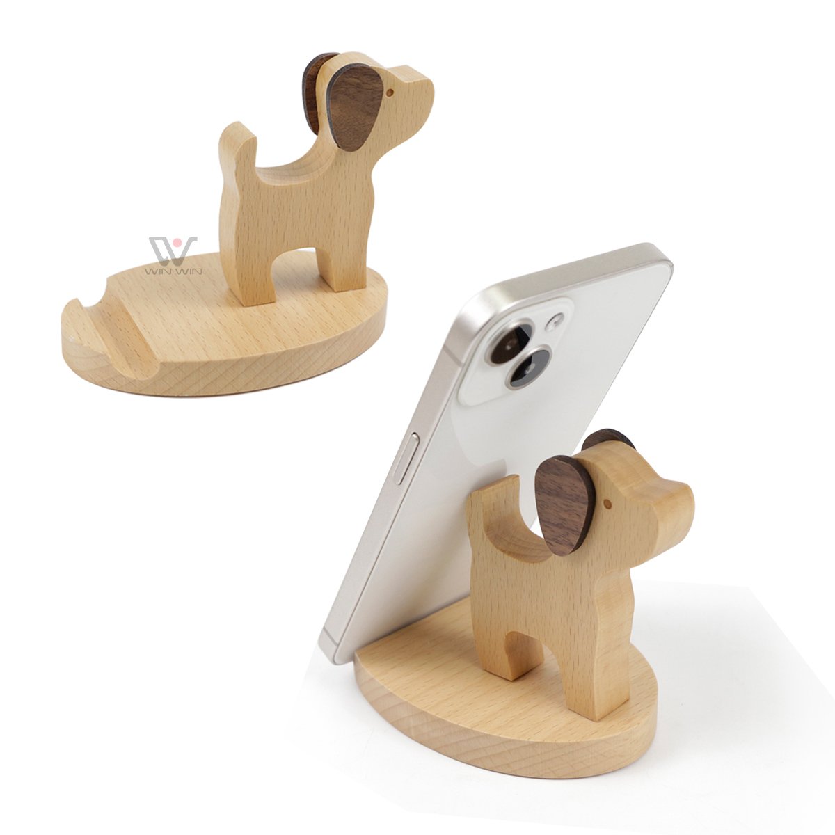 Hot sale universal portable table stand universal wood mobile phone cell phone holder stand