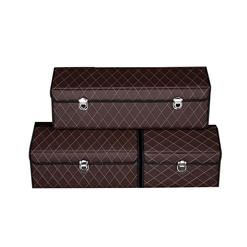 2022 Car Accessories Car Organizers Multi Compartments Foldable Car Trunk Organizer Cargo Storage Box
