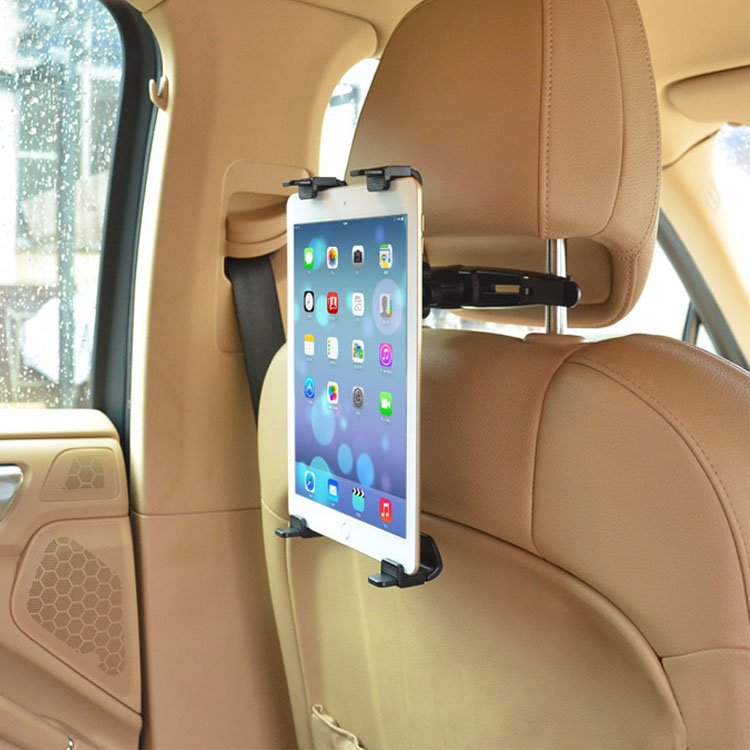 Universal Rotating Flexible Holder Back Seat Headrest Car Headrest Tablet Holder.