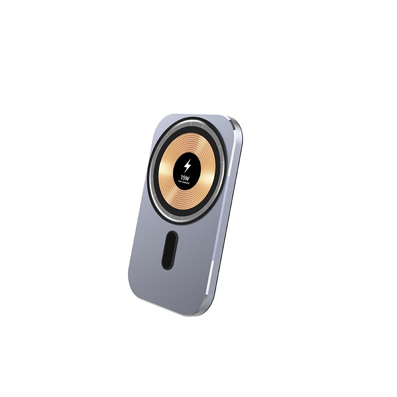 Car Magnetic suction vehicle-mounted wireless charger for phone 15w mobile phone charge