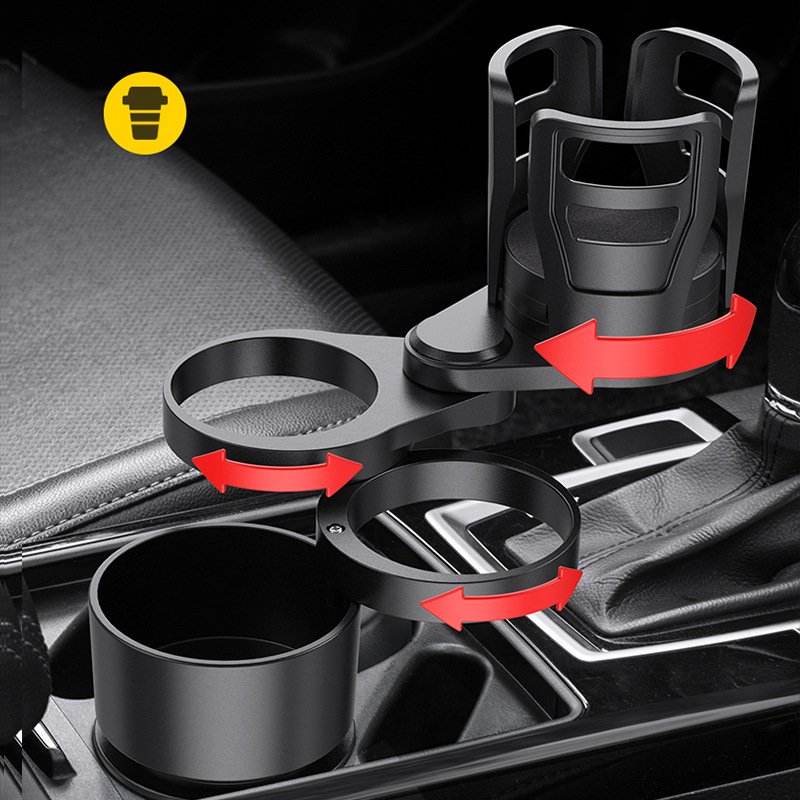 Rotatable Car Cup Holder Expander Tray Expandable Car Cup Holder Adjustable Car Cup Holder