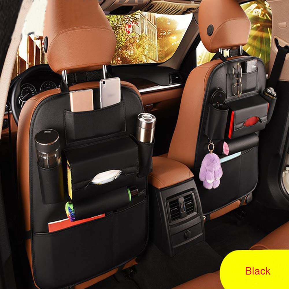 Luxury Car Back Seat Organizer with Tablet Holder