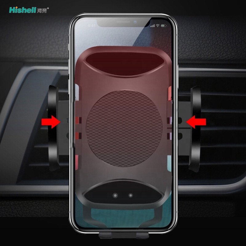 Infrared Sensing Clamp Auto Close Wireless Charging Mobile Phone Holder