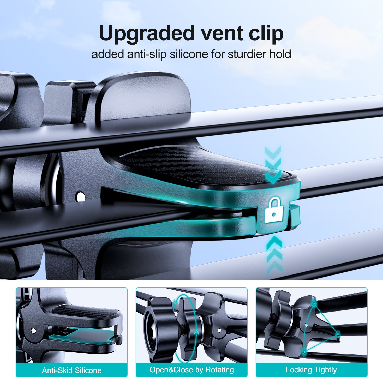 JOYROOM clamping smartphone holder car cup holder mobile phone mount car holder