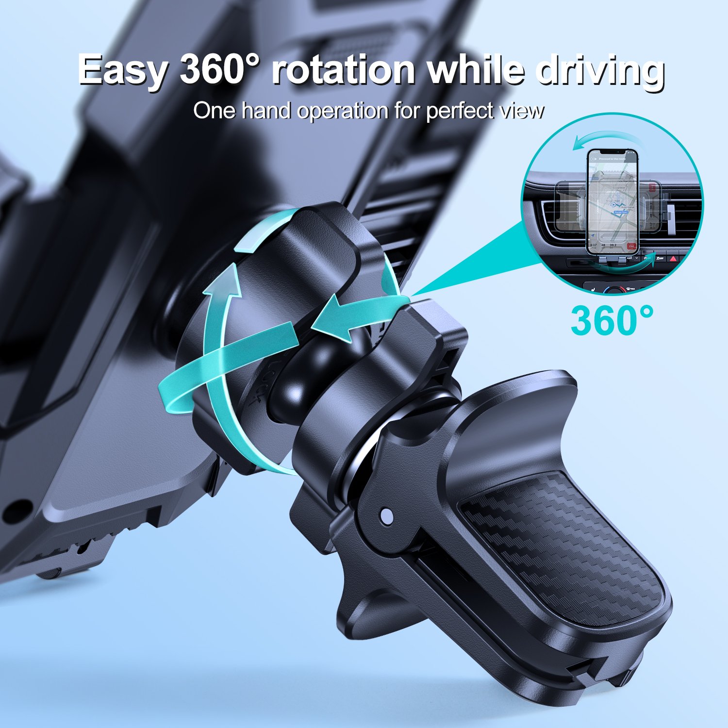JOYROOM clamping smartphone holder car cup holder mobile phone mount car holder