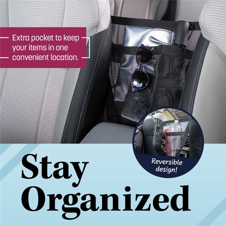 Wholesale Price Storage Bag Mesh Car Net Pocket Handbag Holder Multy Pocket Durable Foldable Back Seat Organizer