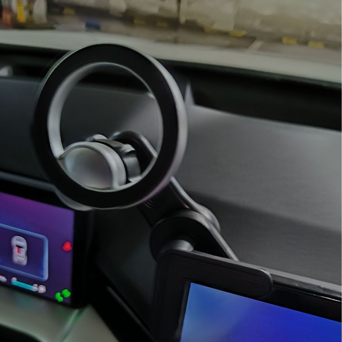 Popular Car Screen Side Phone Support Frame Adjustable Strong Magnetic Phone Holder For Tesla Model 3/y