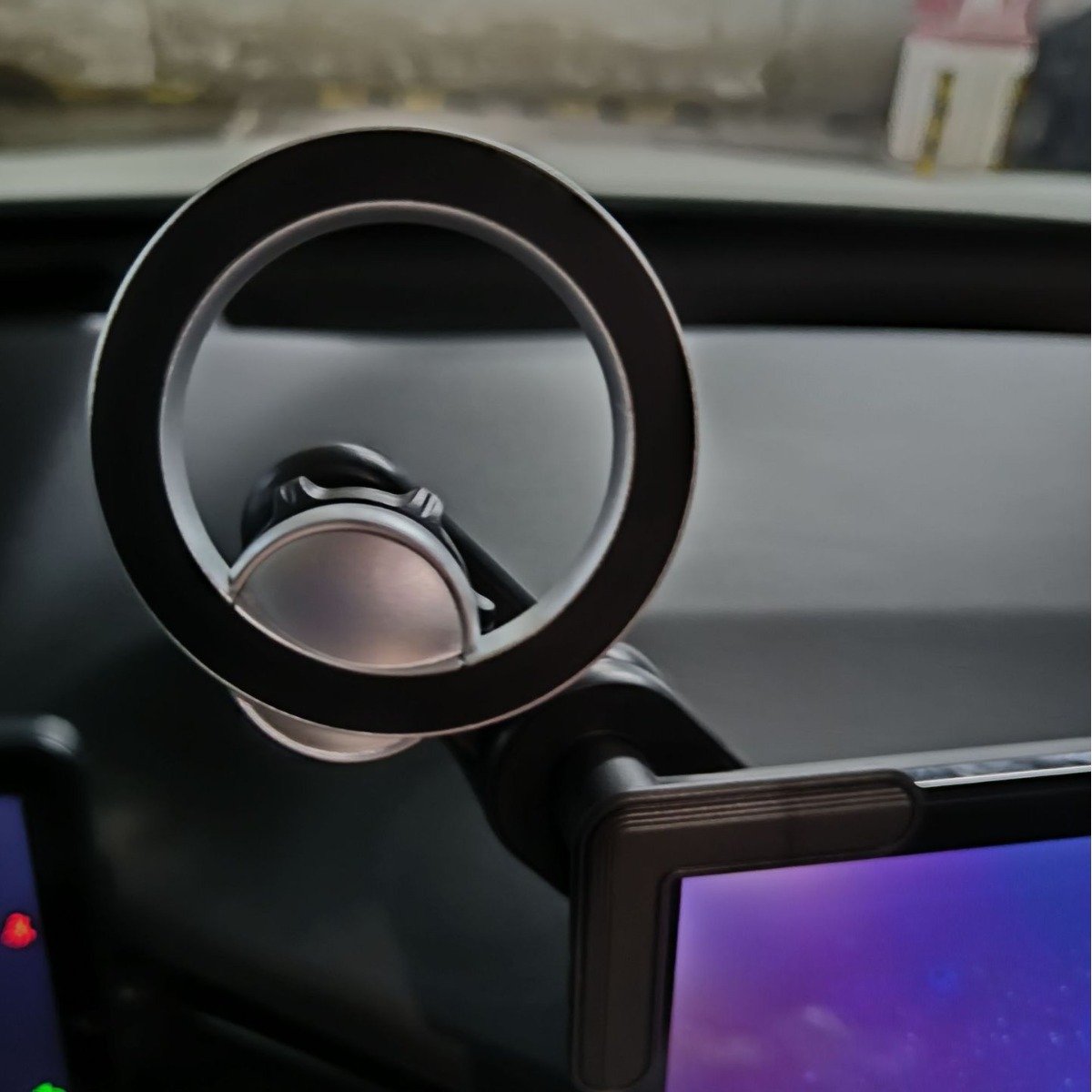 Popular Car Screen Side Phone Support Frame Adjustable Strong Magnetic Phone Holder For Tesla Model 3/y