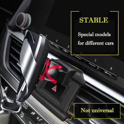 15W Infrared Smart Sensor Automatic Fast Charging suporte do telefone do carro Wireless charger Car Mobile Phone Holder For Mini
