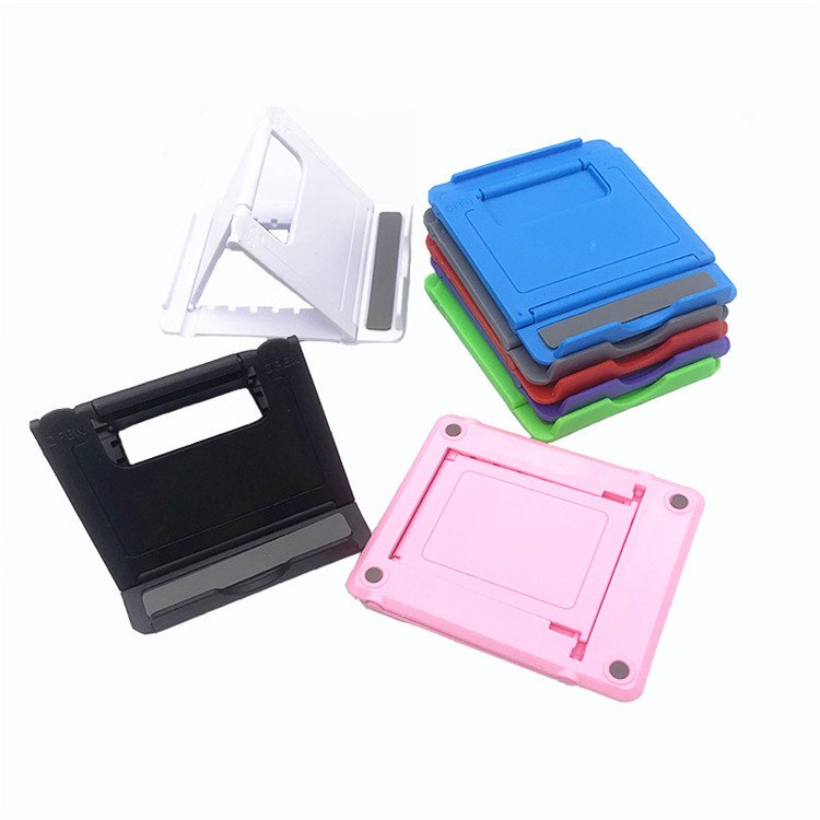 Black Portable Plastic Tablet Stands Phone Car Holders Flexible Compatible iPhone iPad Indoor Outdoor Home Desk