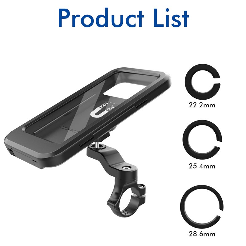 Waterproof Touch Screen Windproof Mobile Phone Bag Fietsenrek Motorcycle Bicycle Bike Handle Holderbracket Stand ckooka