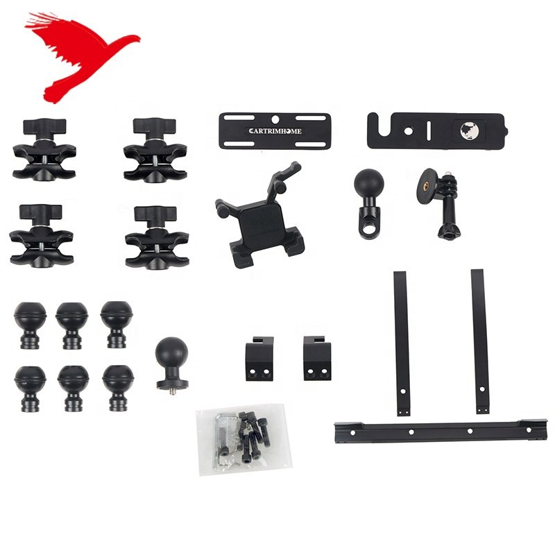 For 10-24 Toyota 4Runner Car Interior Accessories Center Console Dashboard Mount Adjustable Multi-function Cell Phone Car Holder