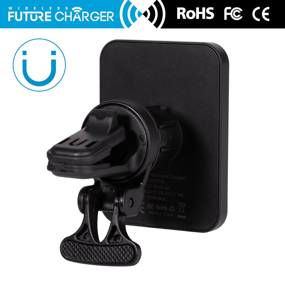 Best Sellers Magnetic Wireless Car Phone Holder 15W Fast Magnetic Car Mount Wireless Charger For iPhone 15 Rro Max