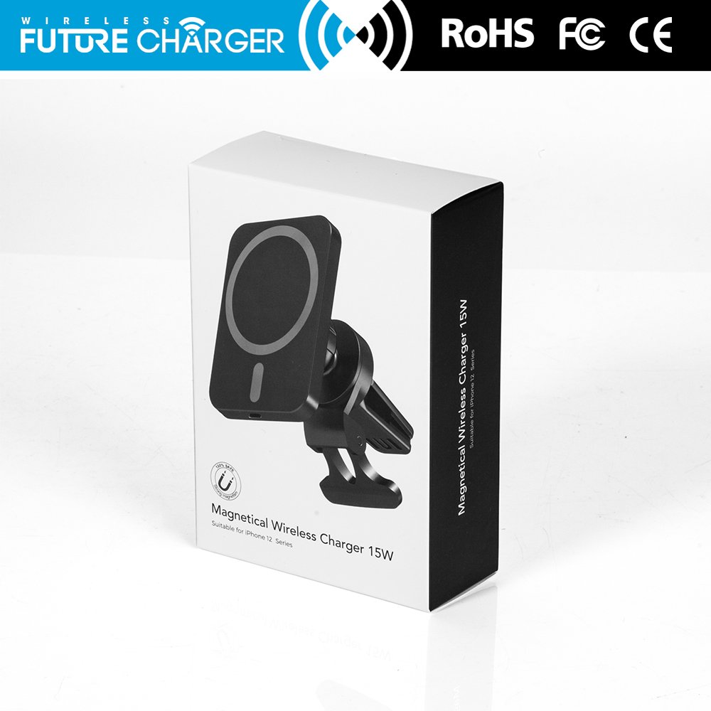 Best Sellers Magnetic Wireless Car Phone Holder 15W Fast Magnetic Car Mount Wireless Charger For iPhone 15 Rro Max