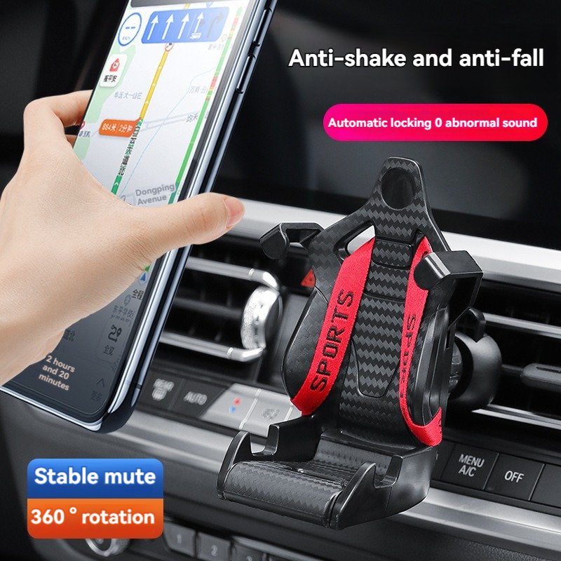 JDM Universal Car Interior Accessories Air Vent stand dashboard mount 360 rotation Car Mobile phone holder
