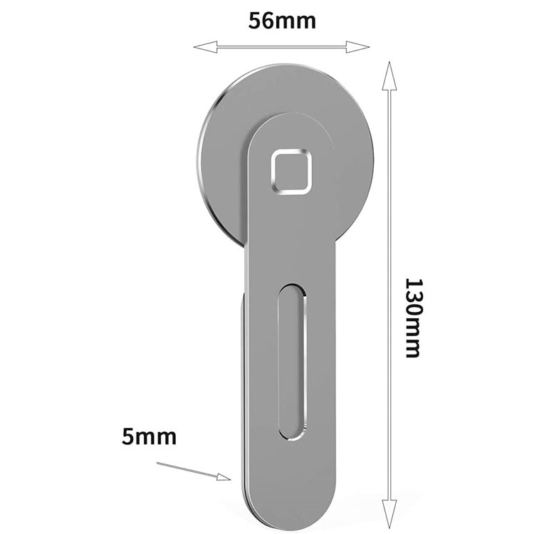Latest Style Wireless Charging Laptop Phone Holder Aluminium Cell Phone Mount For Car Extension Magnetic Phone Holder For Laptop