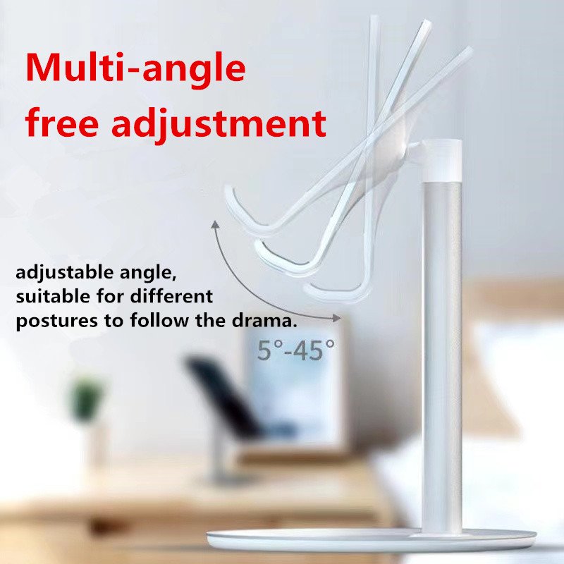 Aluminum Alloy Desktop Mobile Phone Bracket Foldable Telescopic Bracket Flat Support Live Lazy Bracket Mobile Phone Holder
