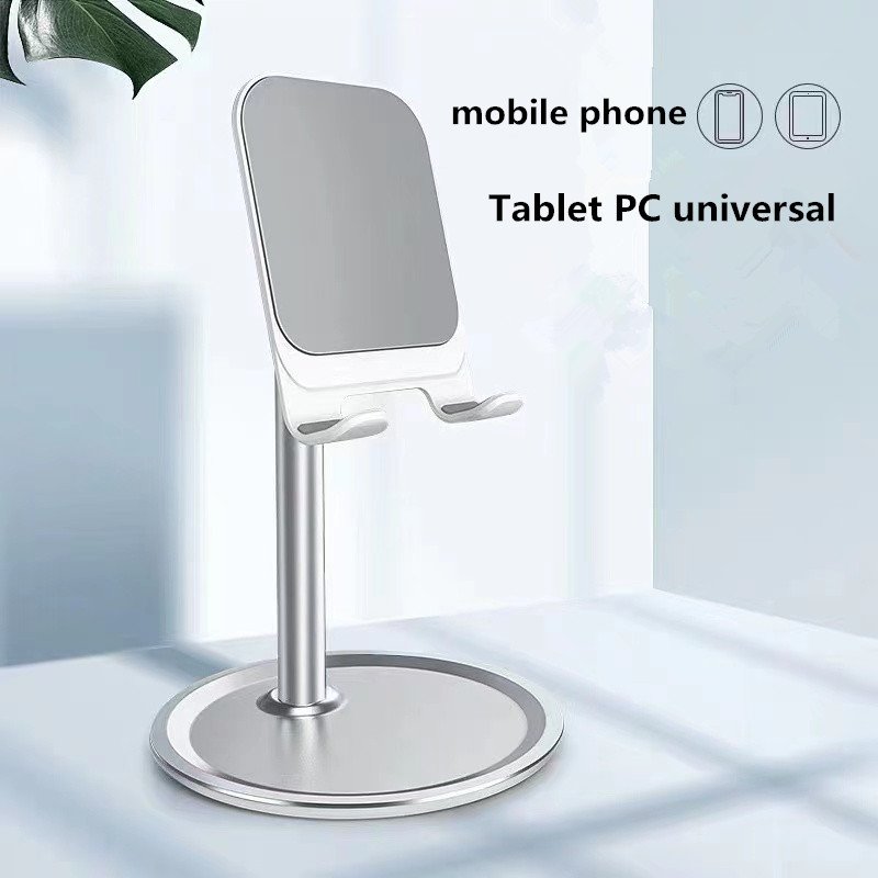 Aluminum Alloy Desktop Mobile Phone Bracket Foldable Telescopic Bracket Flat Support Live Lazy Bracket Mobile Phone Holder