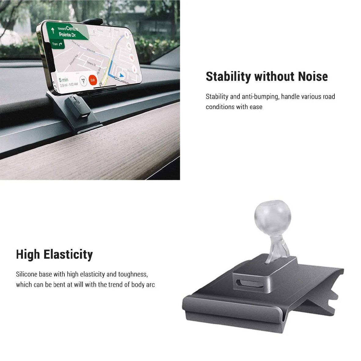 Tesla Model 3/Y Flexible Electric Phone Holder
