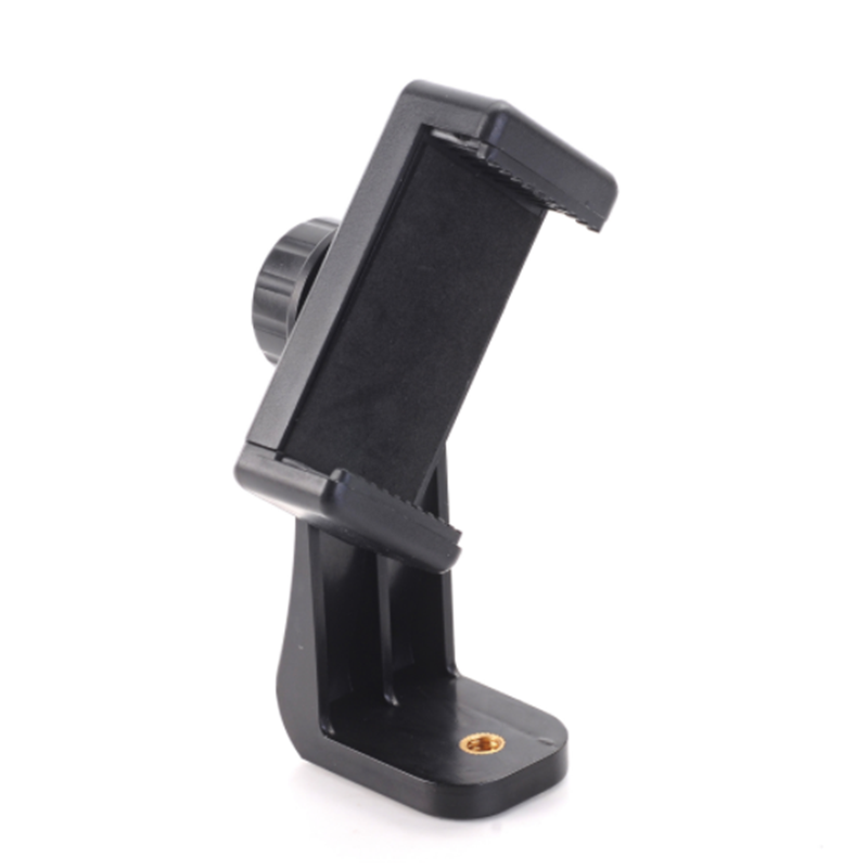 Tripod Mount Adapter Cell Phone Clipper Holder Vertical 360 Tripod Stand for iPhone for camera with 1/4 inch screw