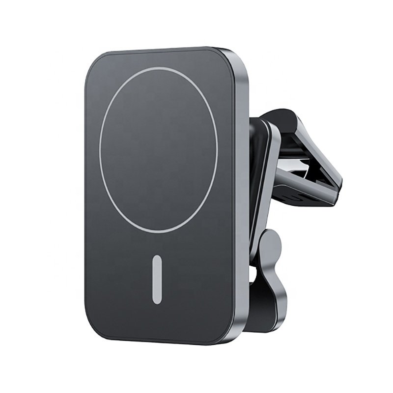 15W Car Magnetic Wireless Charger Quick Charging smart sensor Car Mount Wireless Charger Car Phone Holder for Smartphone