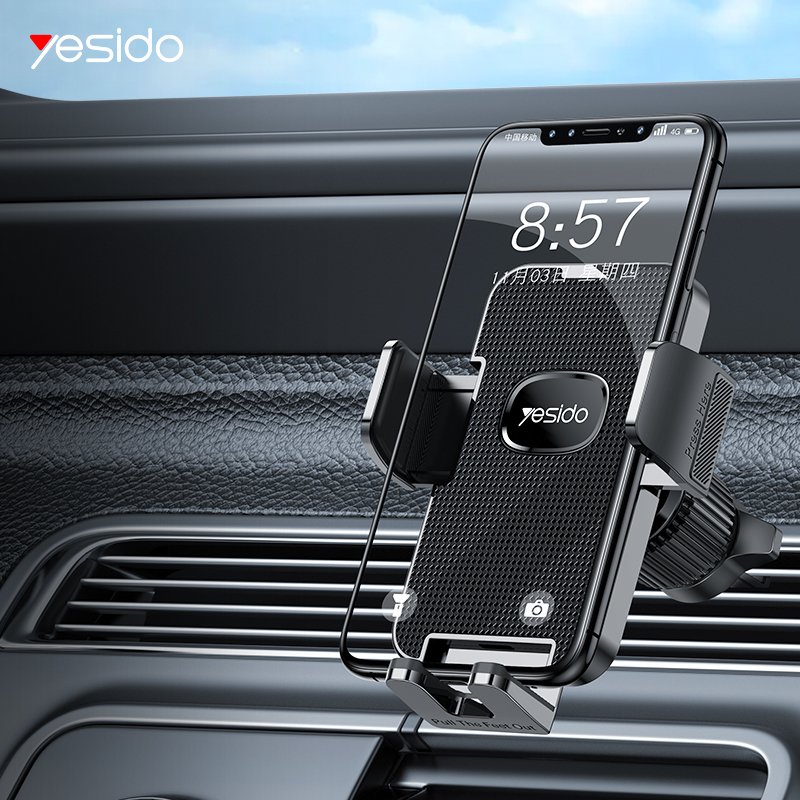 C136 Angle Rotation Cellphone Air Outlet Clip Mount Bracket Mobile Phone Car Holder For Air Vent In Stock