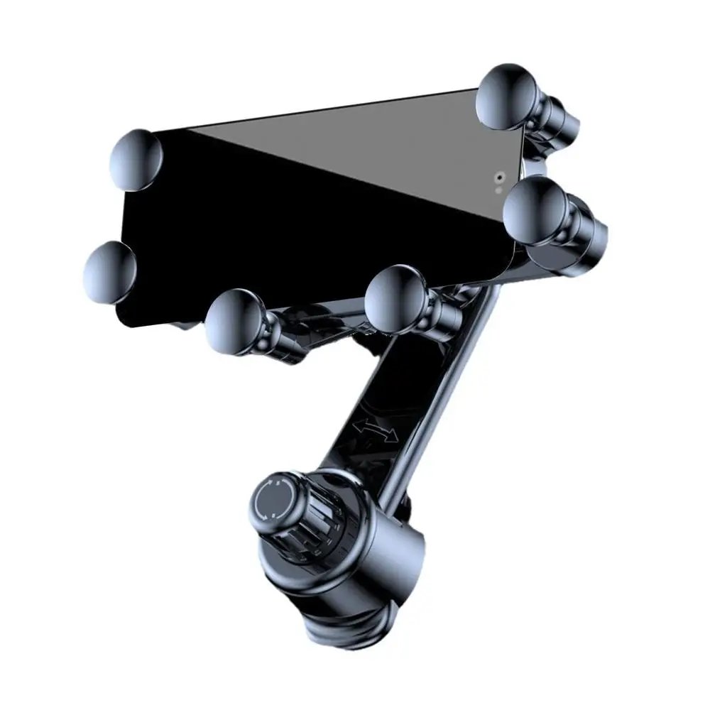 360° Rotation Gravity Car Air Vent Mount Universal Phone Holder 6-Point Support Navigational Bracket Shockproof Anti-drop Stable