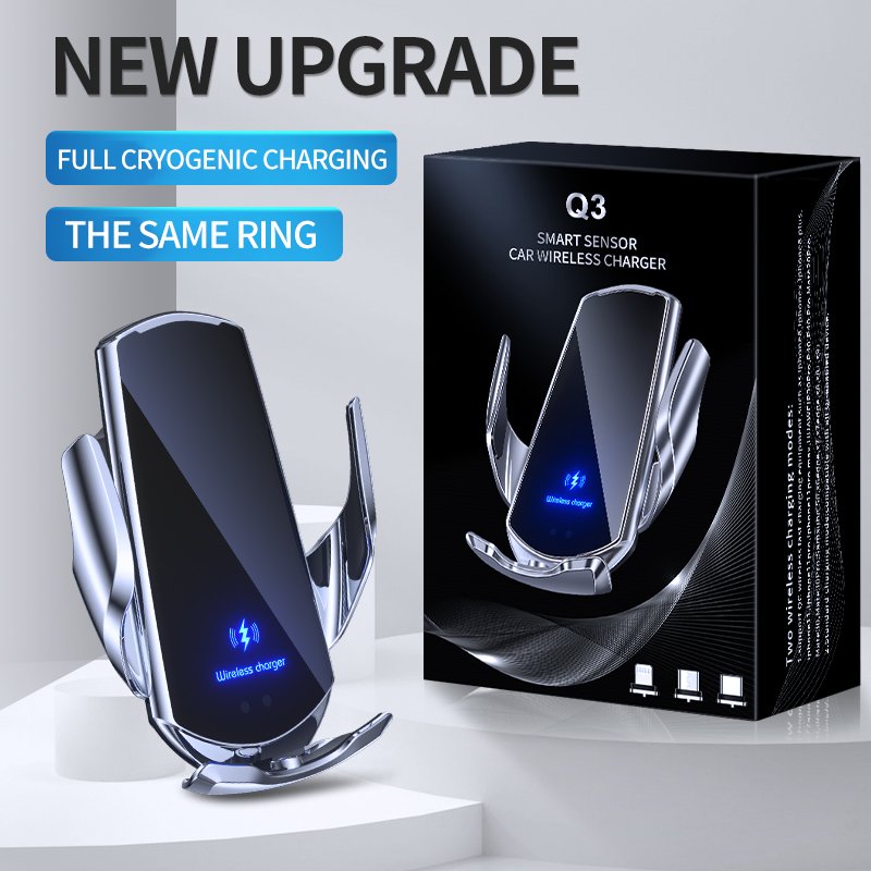 Universal 15W Fast Charging Type c Wireless Car charger holder phone wireless for cars For iPhone 16 15pro Max Car Phone Holder