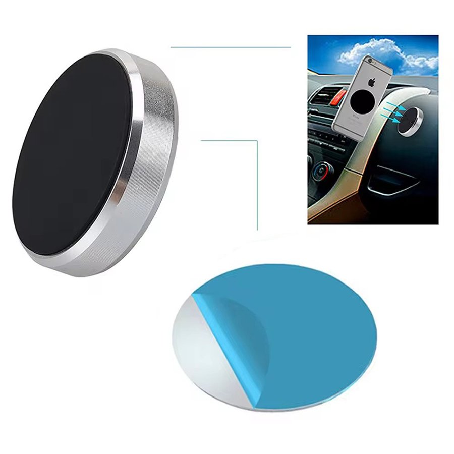Custom OEM 3M sticker Universal paste metal mini magnetic car mount magnet mobile phone wall key holder