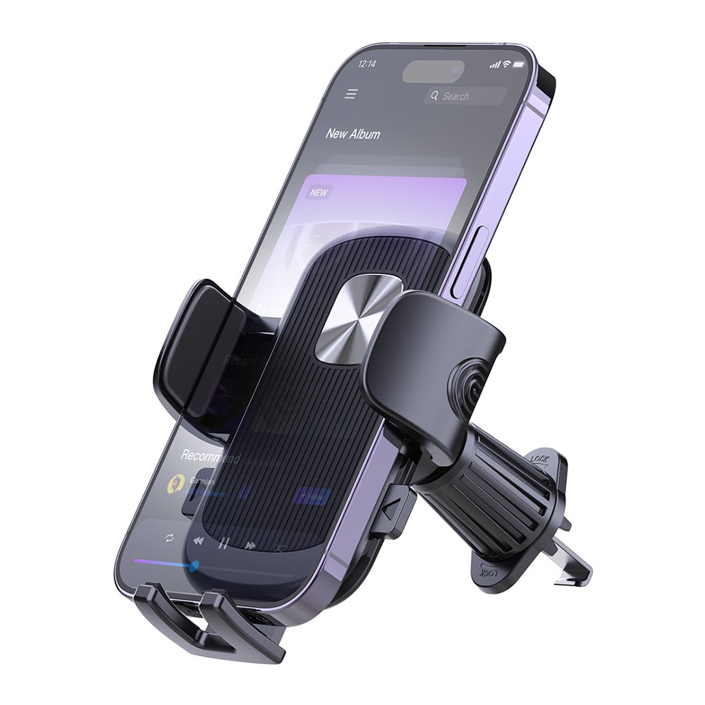 New Universal Portable Car Phone Holder Metal Hook Air Vent Outlet Phone Mount Phone Holder 360 Rotated Mobile holder for car