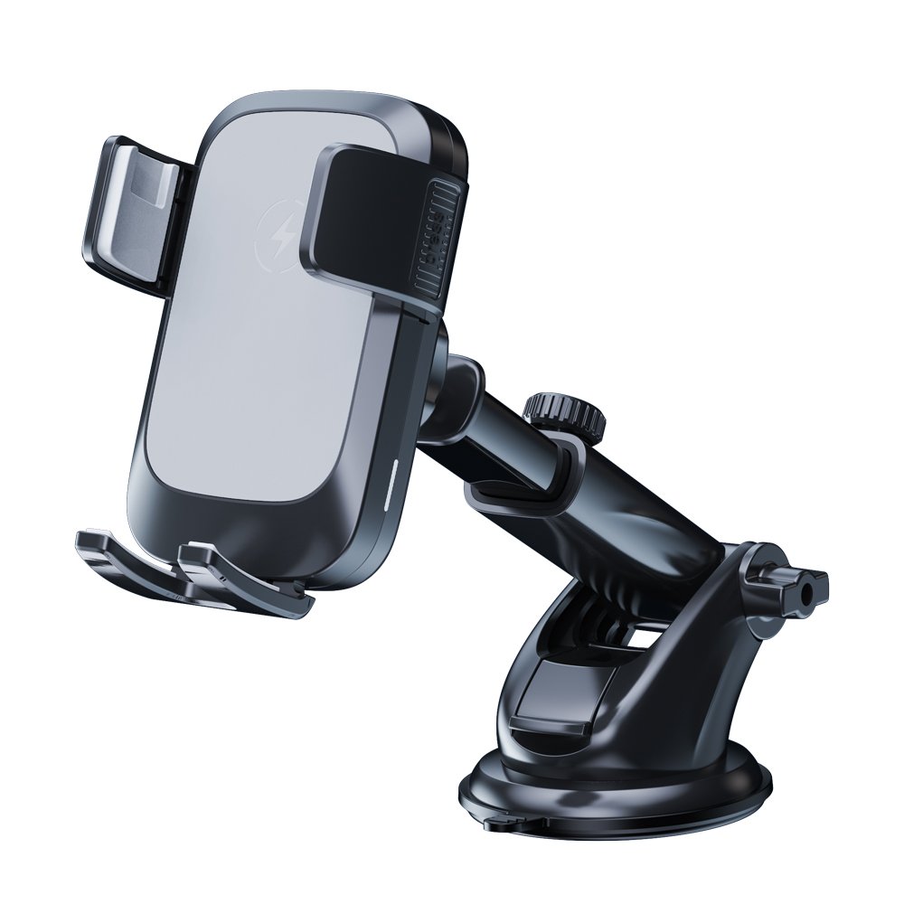 2024 Cheap 15W Wireless Charger Car Phone Holder Dashboard Suction Cup Phone Mount Windshield Phone Stand Car Holder Charger