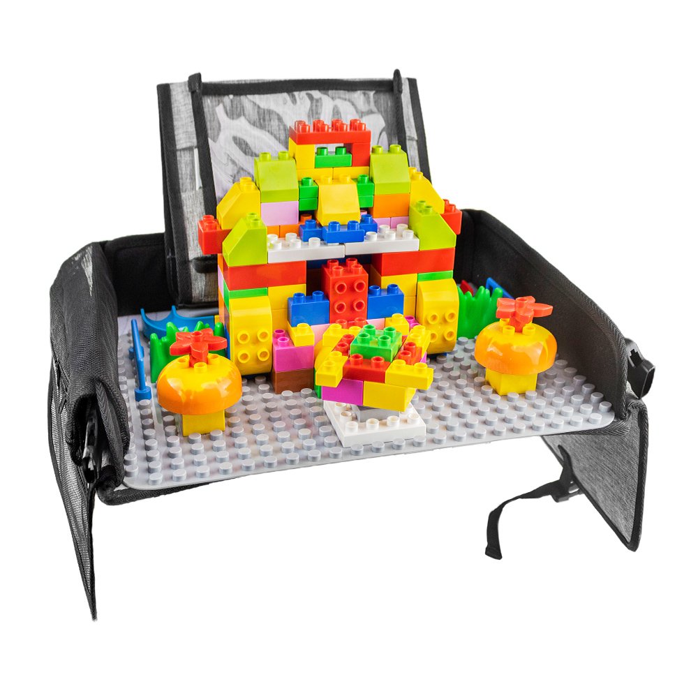 waterproof and foldable Kids Travel Tray Toddler Car Seat Activity Organizer Snack Lap Tray Baby Tray Airplane Play Table