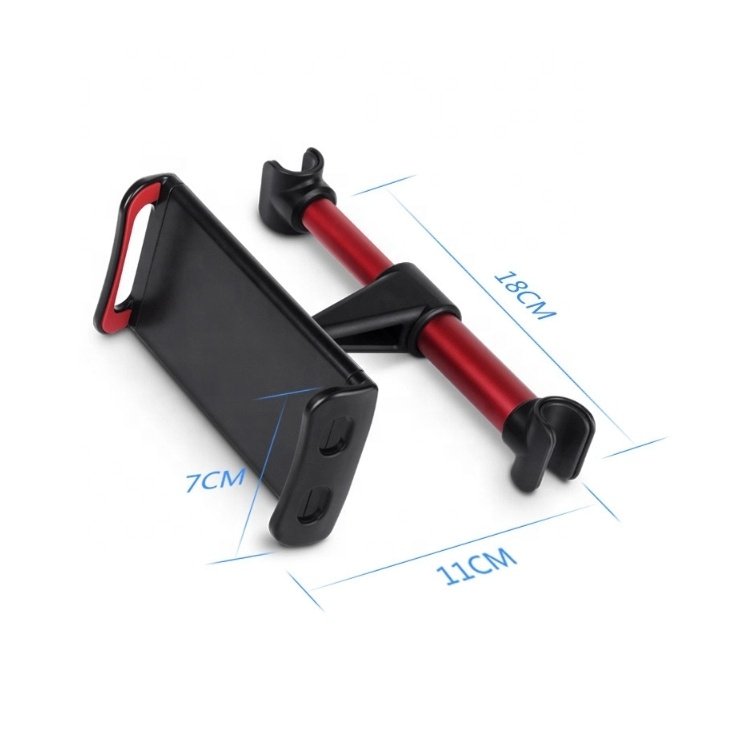 High Quality 360 Degree Rotation Backseat Car Mobile Phone Holder Rear Seat Pillow Support Bracket Headrest Tablet Mount For Car