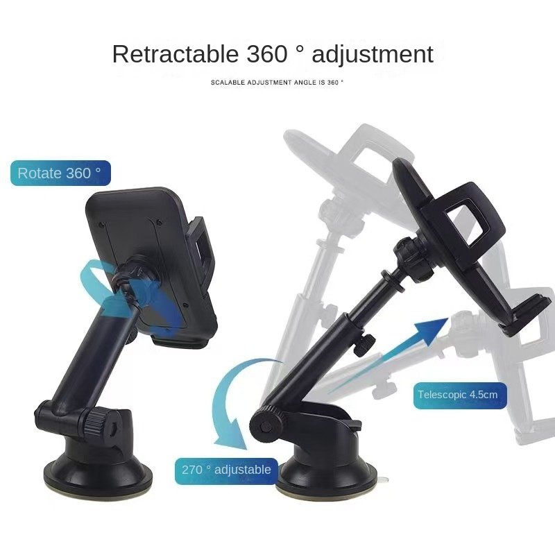 2024 Anazon hot selling car phone holder with retractable suction air outlet phone navigation holder.phone holder of CAR