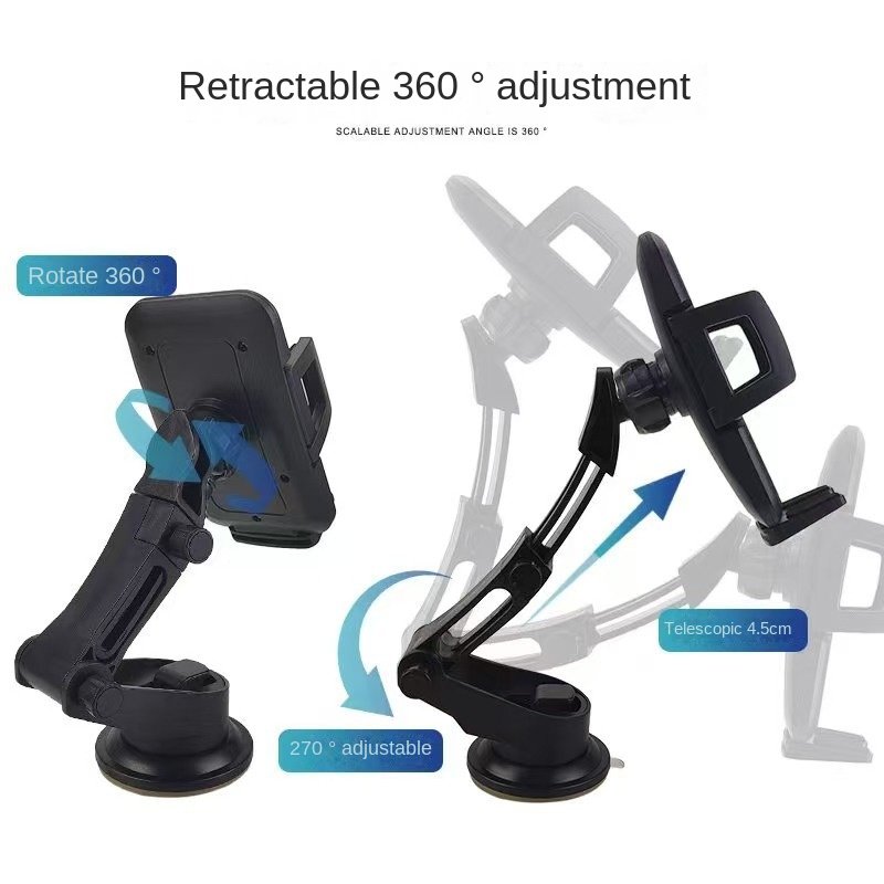2024 Anazon hot selling car phone holder with retractable suction air outlet phone navigation holder.phone holder of CAR