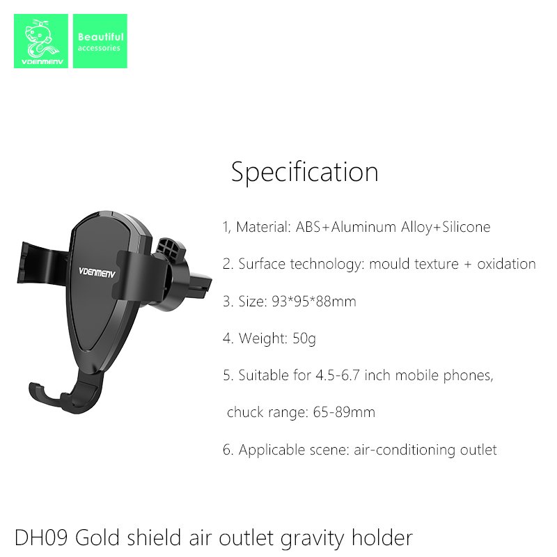 VDENMENV DH09 Car Phone Holders Dashboard Car Holder Tablet Mount Phone Holder For Car