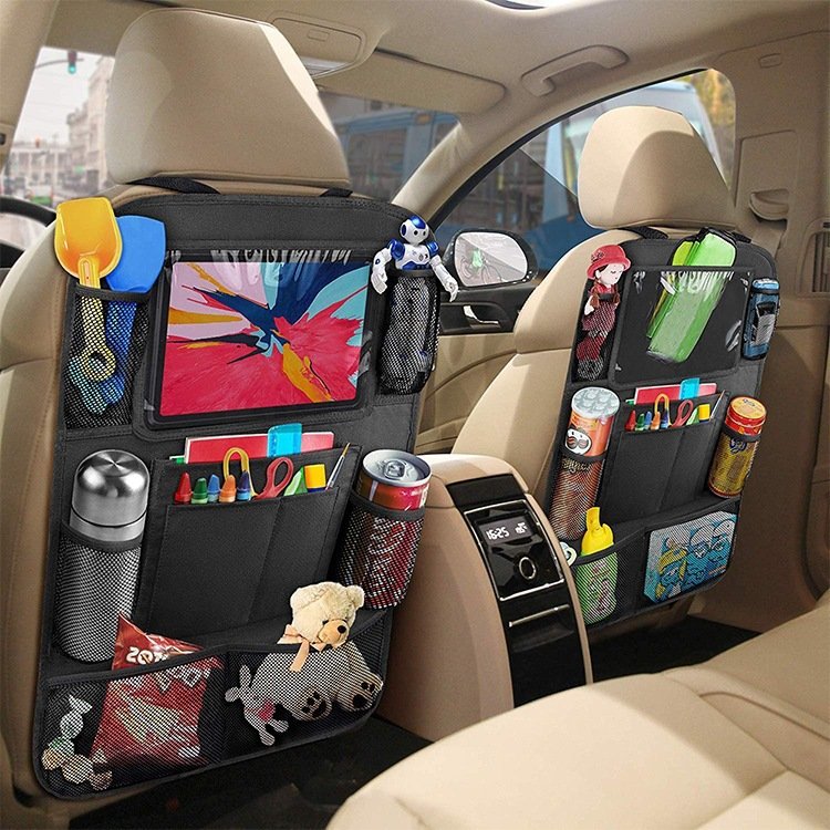 RTS 2025 Car Storage Bag Hanging Box Back Seat Bag Organizer Backseat Holder Pockets Car-styling Protector