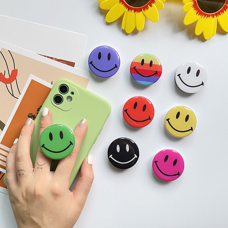 Mobile phone accessories as gifts luxury design phone holder Factory wholesale Custom logo Collapsible Grip stand Give Gifts