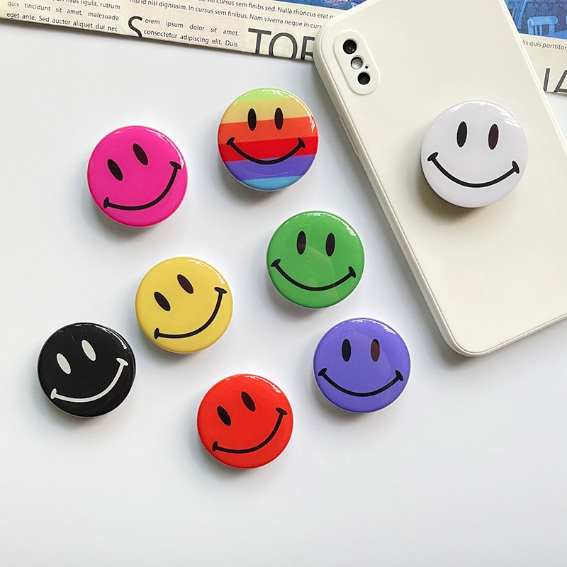 Mobile phone accessories as gifts luxury design phone holder Factory wholesale Custom logo Collapsible Grip stand Give Gifts