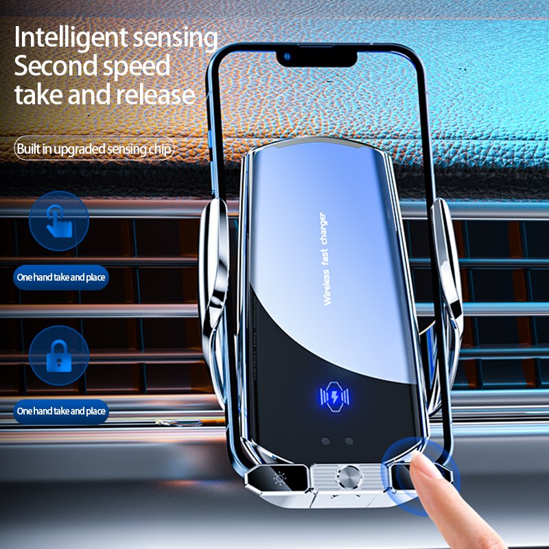 Q88 Car Mobile Phone Holder Wireless Charger Hot 15W fast charging smart induction car gift Mount Holrde For Samsung For iphone