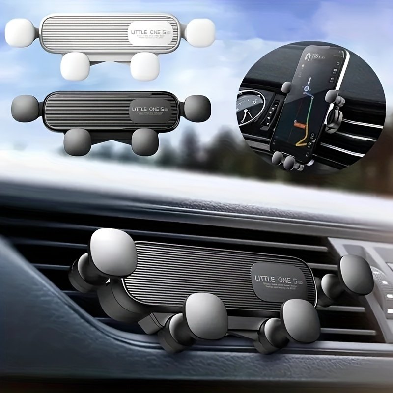 Custom Logo Universal Phone Mount Holder Air Vent Clip Mount Gravity Sensing High Grade Anti Fall Car Phone Holder