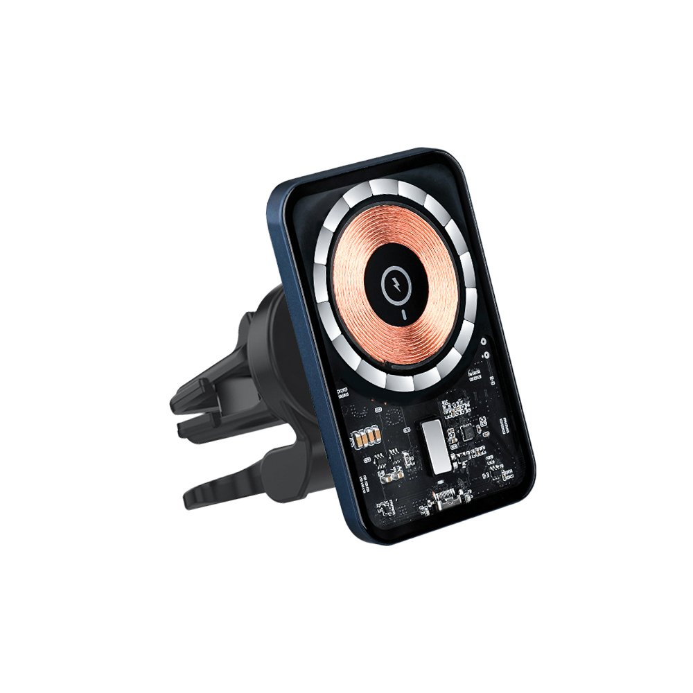 15W Magnetic Wireless Car Charger Mount For i Phone 16 15 Pro Max Car Phone Holder Wireless Charger