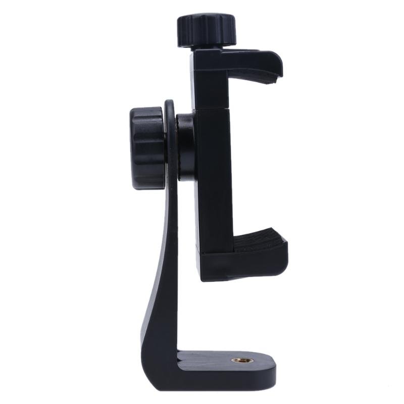 Universal 1/4 Screw 360 Degree Rotatable Mobile Clamp Broadcast Bracket Phone Clip Holder for Tripod Monopod Selfie Stick