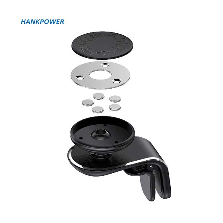 Newest 360 degree cell phone holder for car High magnetic car phone holder air vent car magnetic cellphone mount