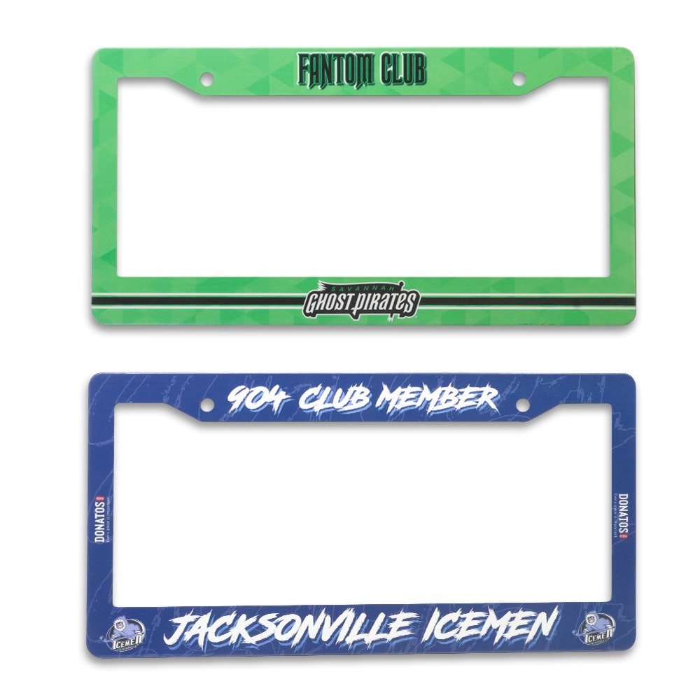 High Quality Customized logo license plate Zinc alloy Car License Plate Frame/holder Cover custom license plate frame