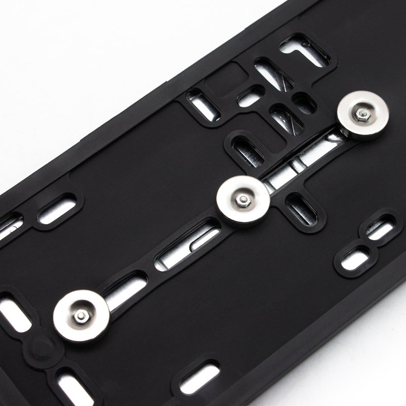 Euro magnetic silicone and stainless license plate frame car number plate holder for russia