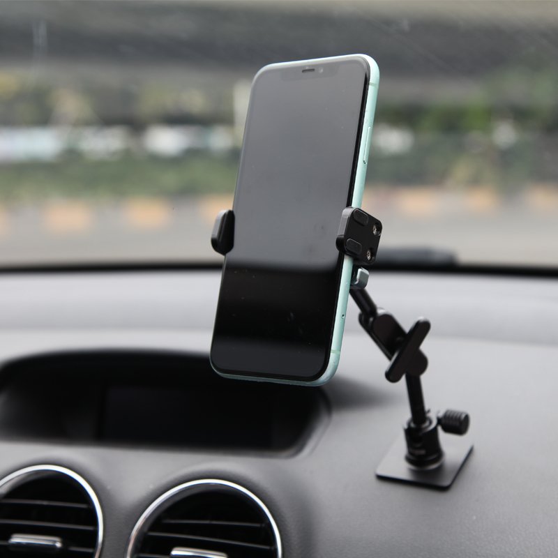 High Quality Aluminium Alloy Flexible Adjustment Long Arm Phone Holder Car Mount Universal Dashboard Car Holder