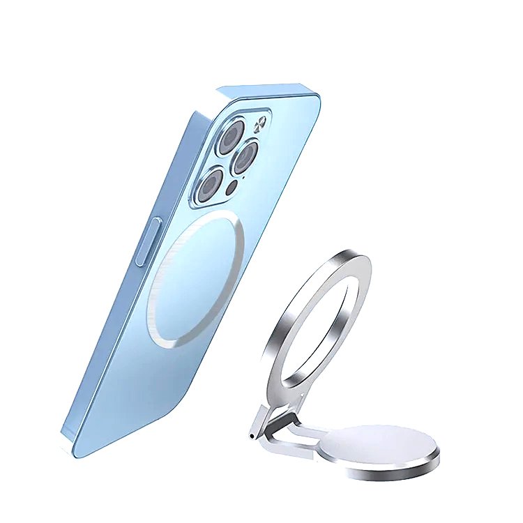 foldable Phone Holder Magnetic 360 Degree Adjustable Aluminum Alloy Dashboard Car Phone Holder For iPhone 12 14 15